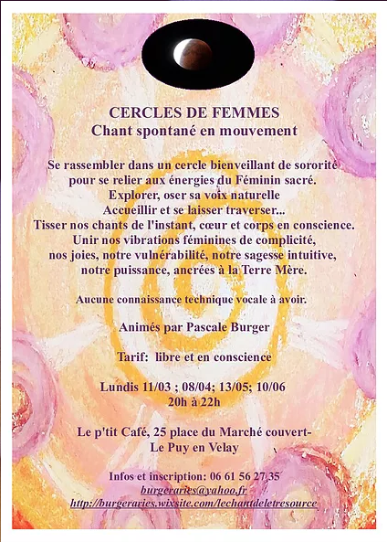 Pascale Burger Cercles de femmes